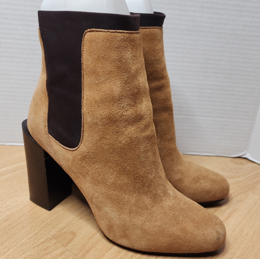 Jeffrey Campbell Tan‎ Suede Heel Boots Size 9